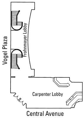 The Carpenter & Frohnmayer Lobbies Floor Plans: